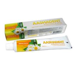 Натуральная зубная паста Ромашка-Мята укрепление изащита воспаленных и чувствительных десен Aasha Herbals 100 мл.