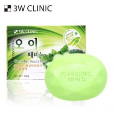 Мыло с экстрактом огурца 3W Clinic Cucumber Soap 120g