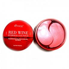 Гидрогелевые патчи для кожи вокруг глаз с экстрактом красного вина ESTHETIC HOUSE Red Wine Hydrogel Eye Patch, 60шт